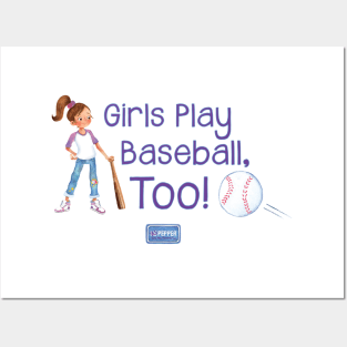 Yes Pepper - Girls Play Baseball, Too! Posters and Art